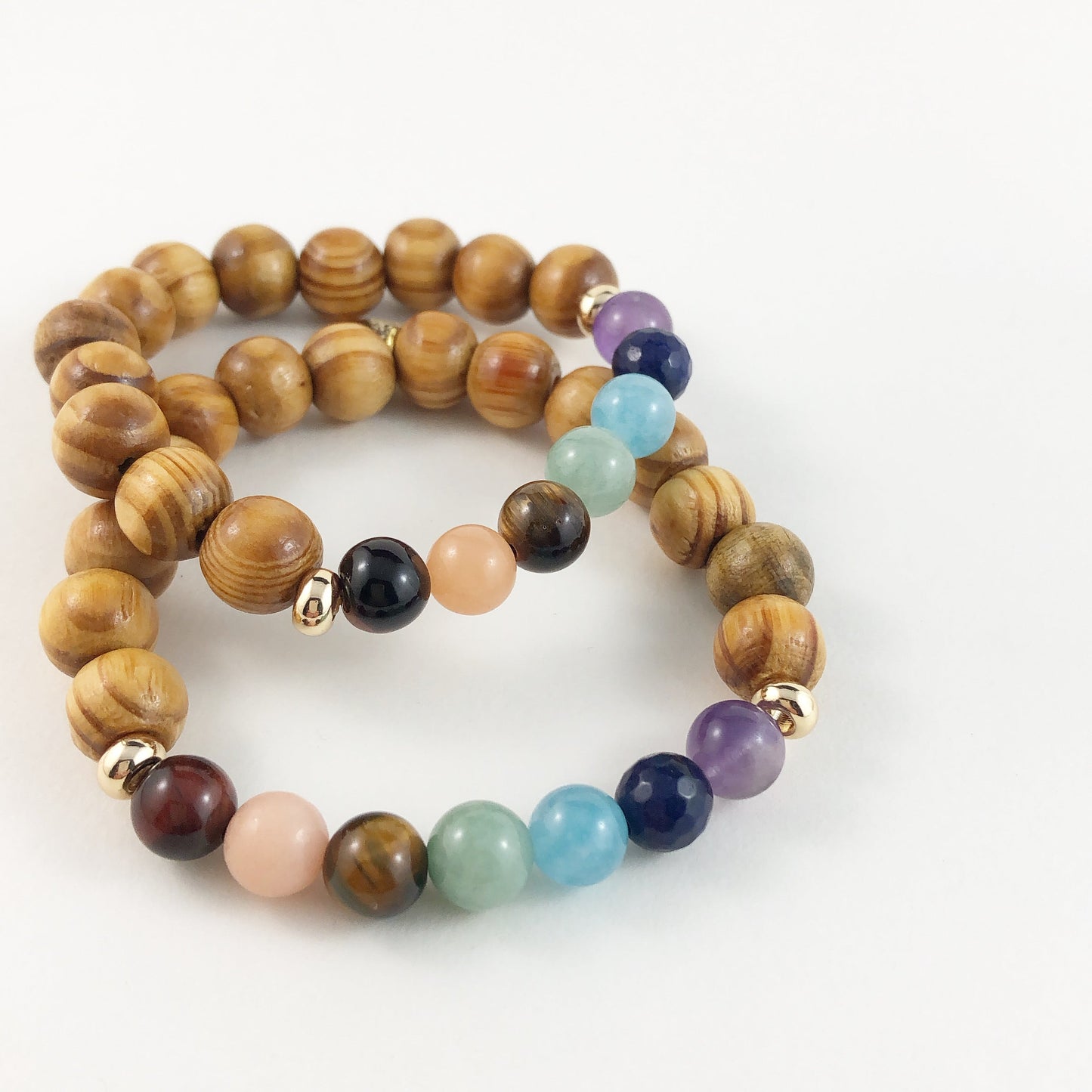 Chakra Bracelet in Wood - Velora Luxury Fashion