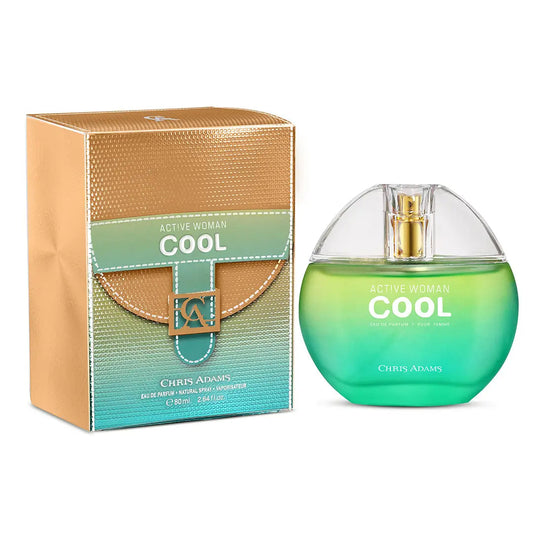 Chris Adams Active Woman Cool 80mL - Velora Luxury Fashion