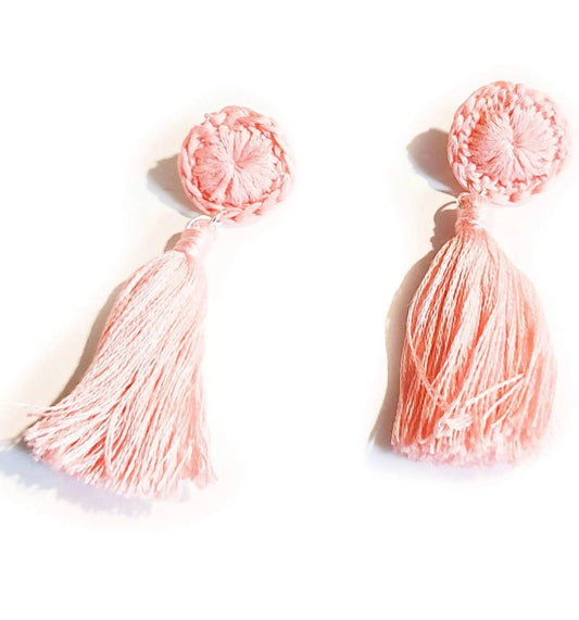 Circle Tassels Earrings - Velora Luxury Fashion