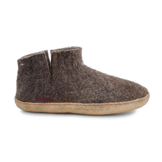 Classic Boot - Brown with Rubber - Velora Luxury Fashion