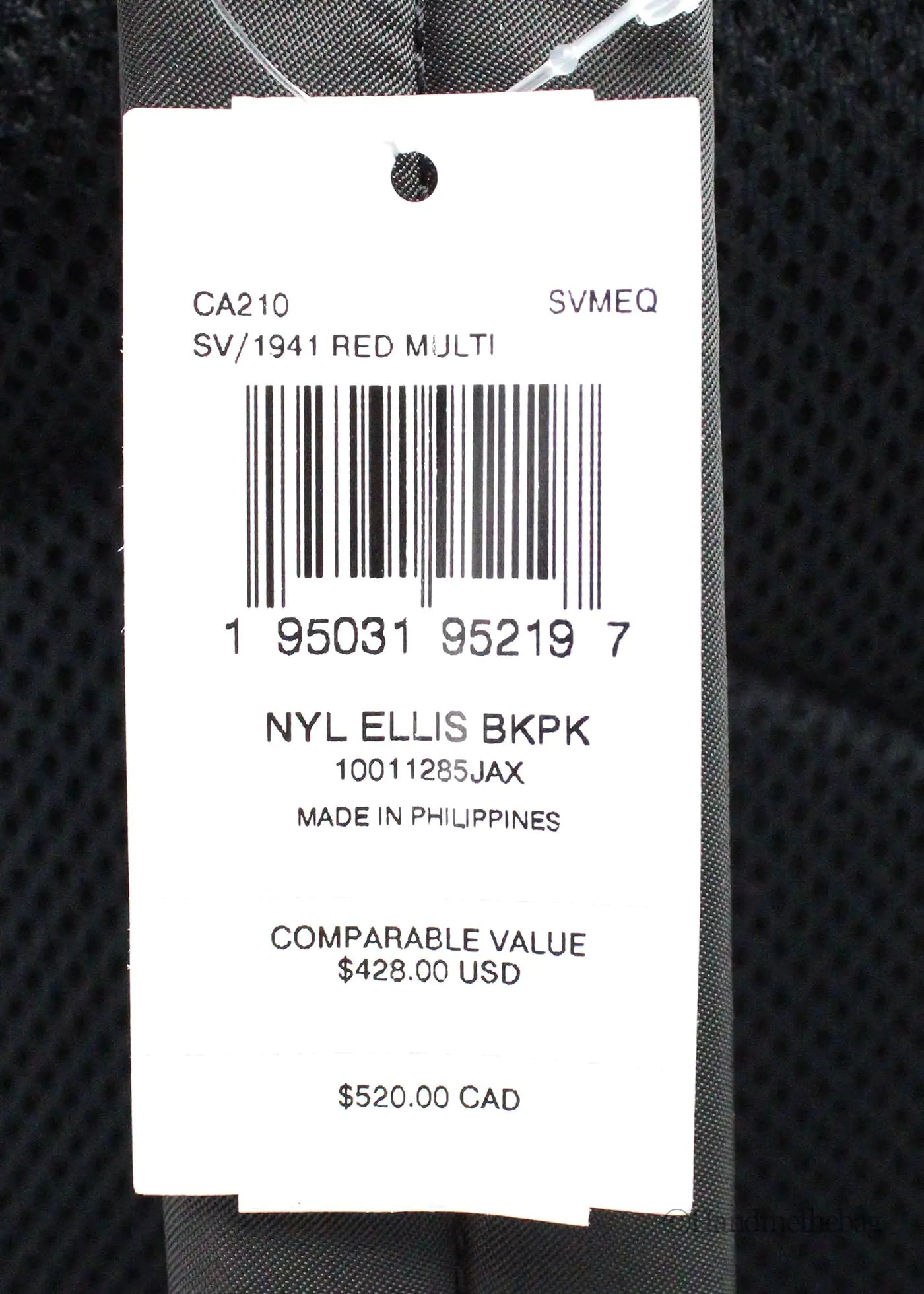 Coach Ellis 1941 Medium Red Nylon Backpack - Velora Luxury Fashion