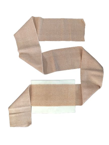 Pressure Bandage - 4.5 x 6in w/ Elastic Ties - Velora