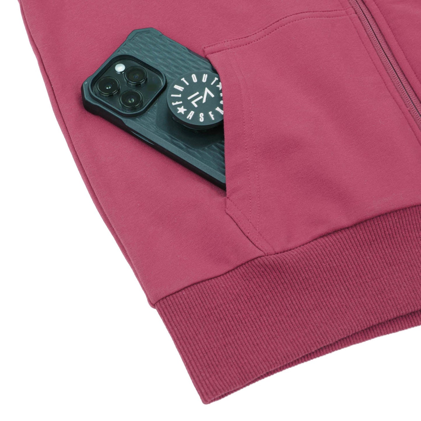 Evolution Zipup Hoodie Berry - Velora