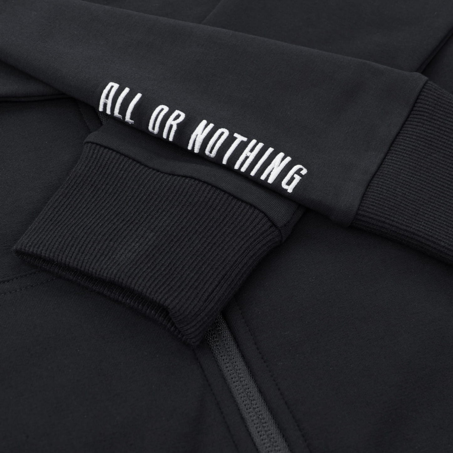 Evolution Zipup Hoodie Black - Velora