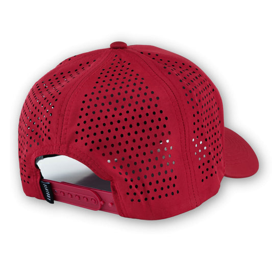 FA 7-Panel Red Snapback - Velora