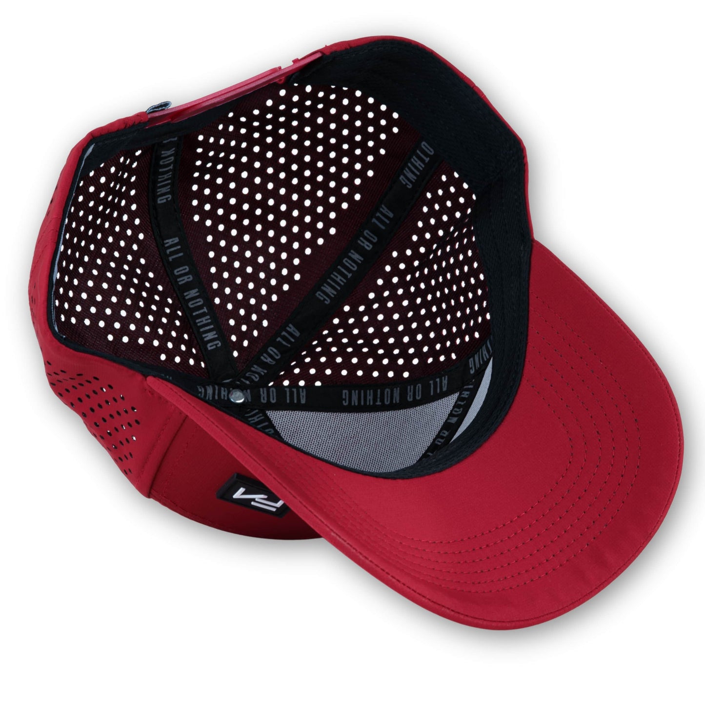 FA 7-Panel Red Snapback - Velora