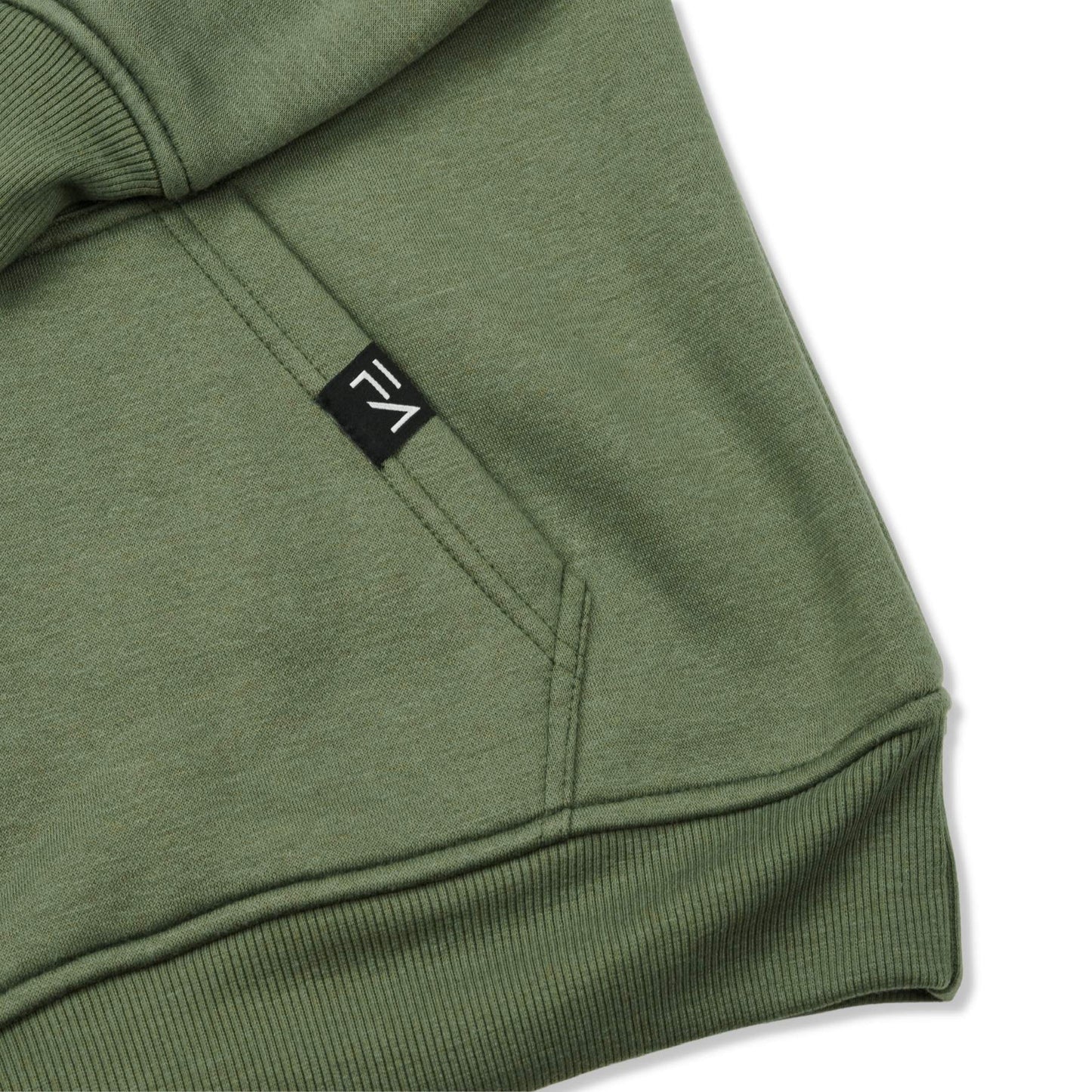 FA Pullover Hoodie Olive - Velora