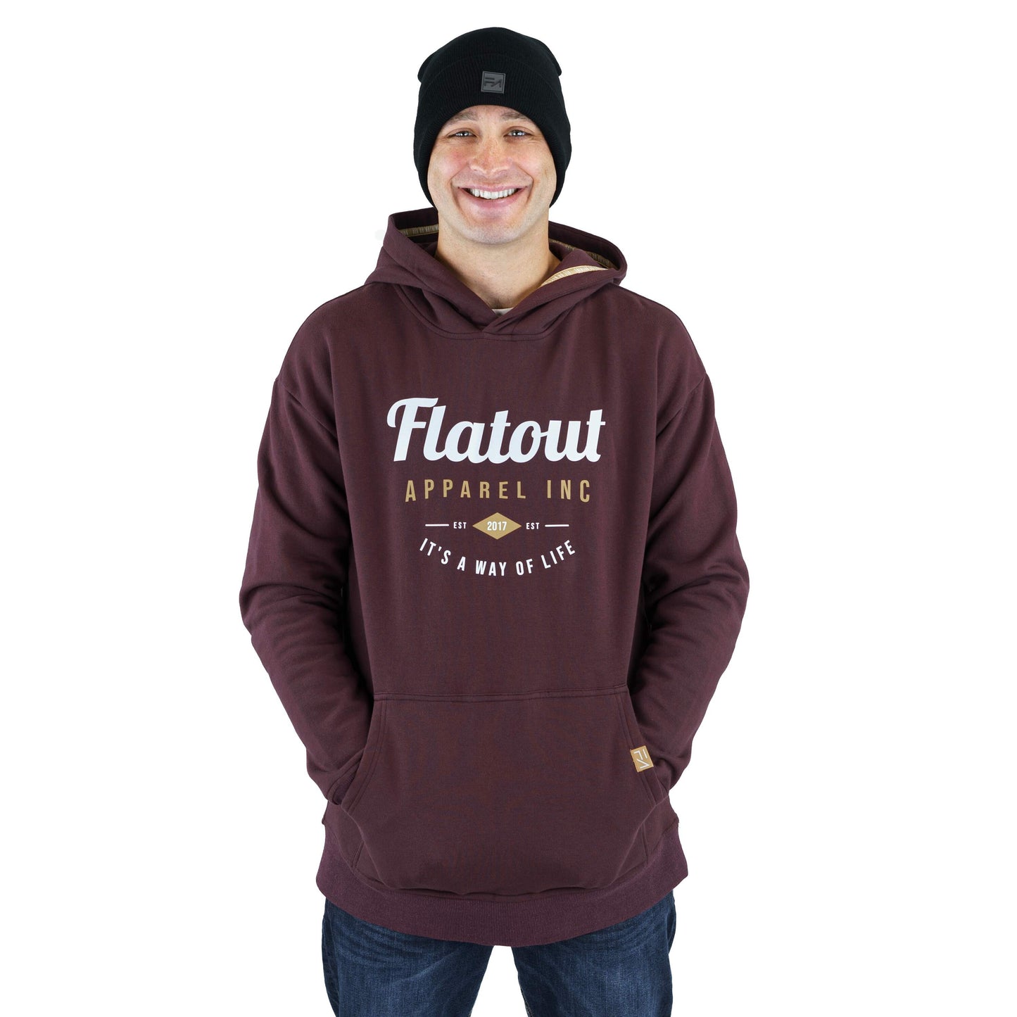 FA Pullover Hoodie Mahogany - Velora