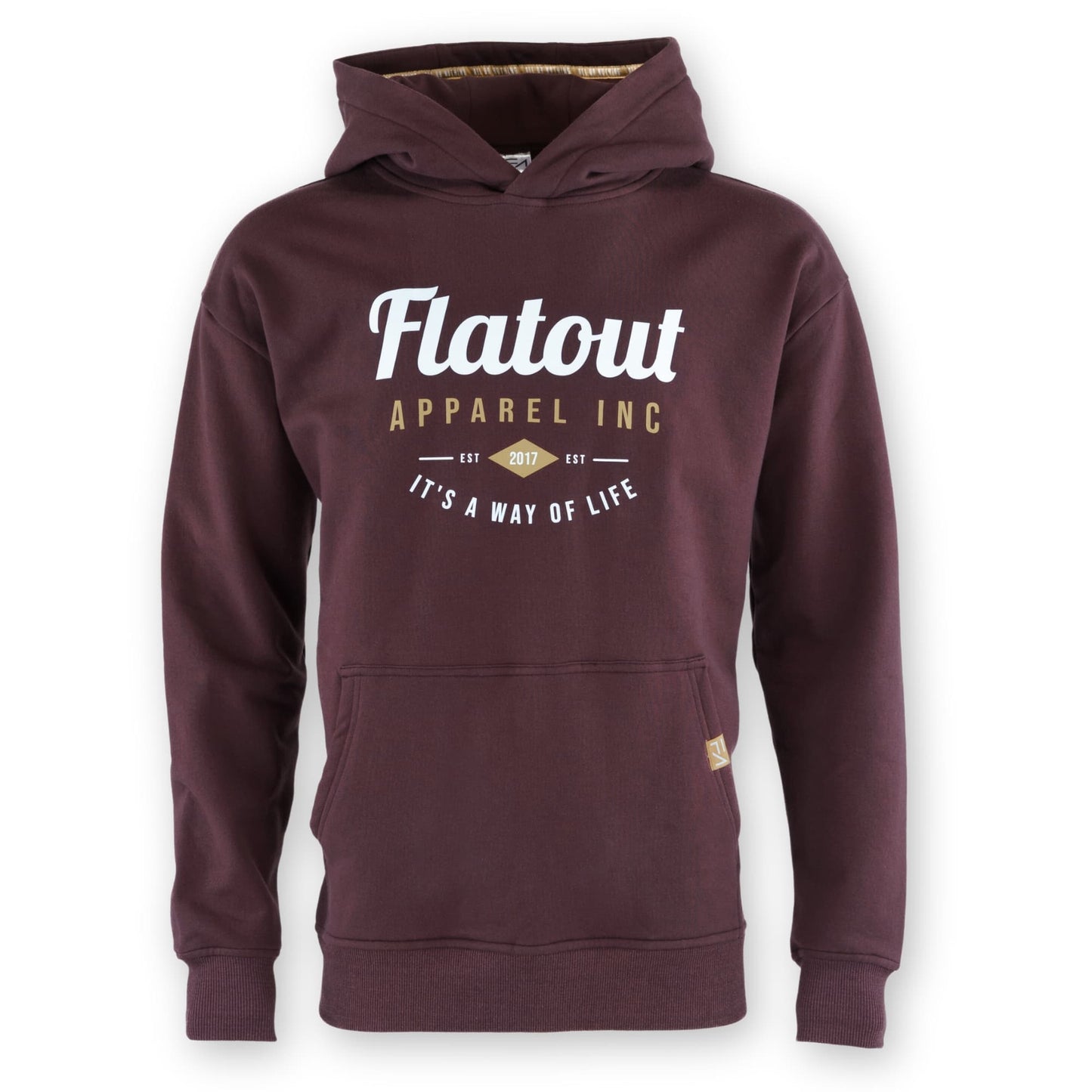 FA Pullover Hoodie Mahogany - Velora