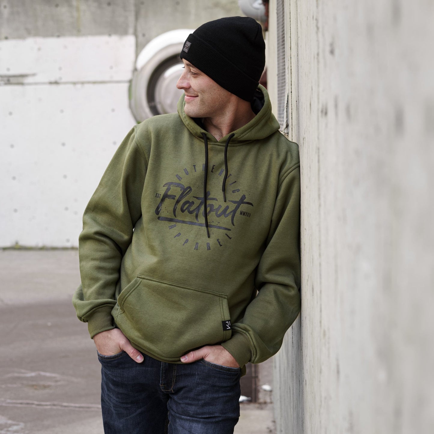 FA Pullover Hoodie Olive - Velora