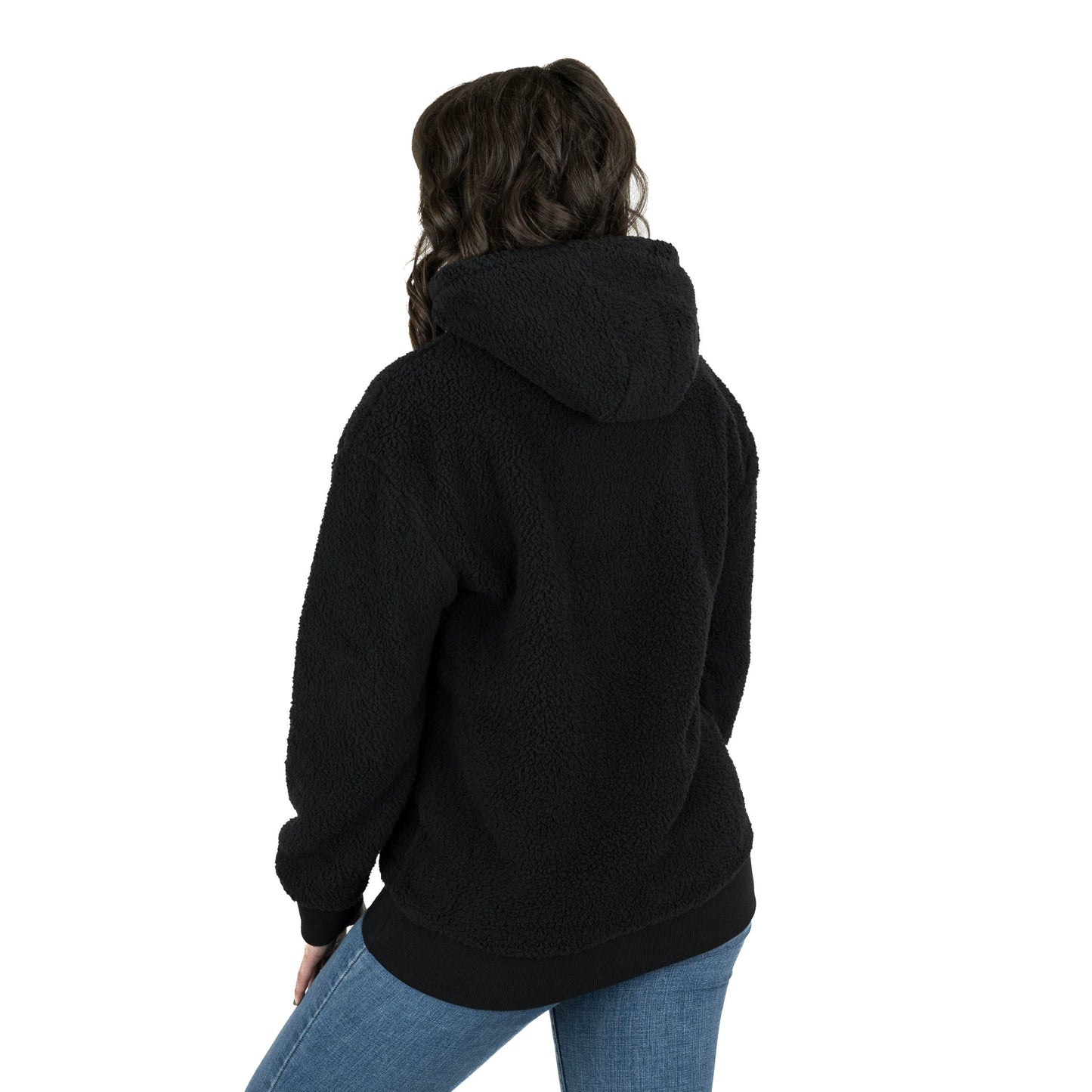 FA Sherpa Pullover Onyx - Velora