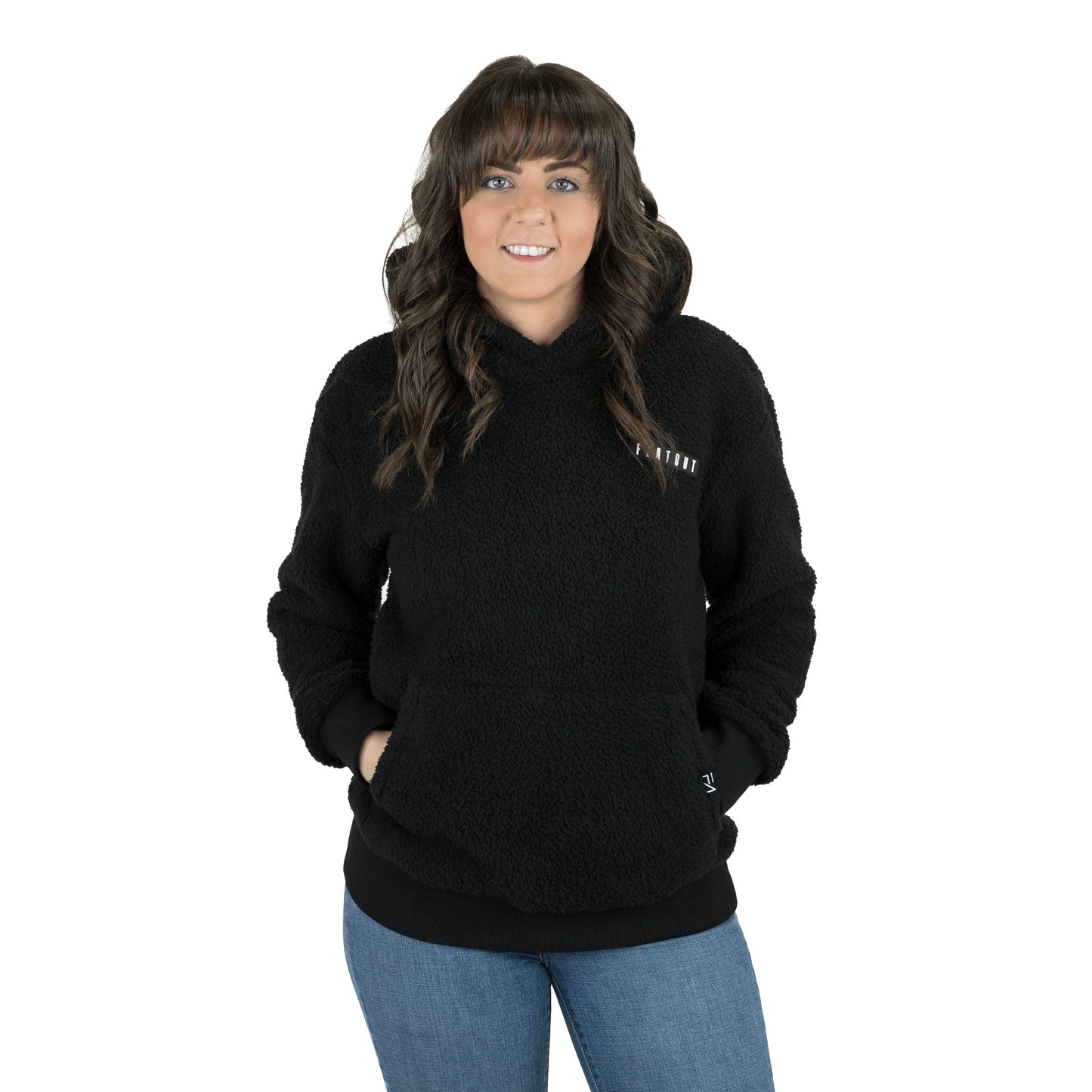 FA Sherpa Pullover Onyx - Velora