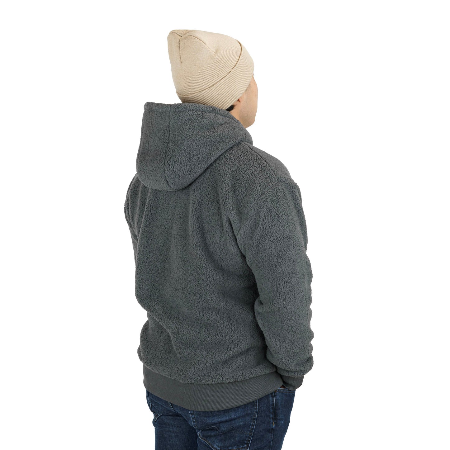 FA Sherpa Pullover Gray - Velora