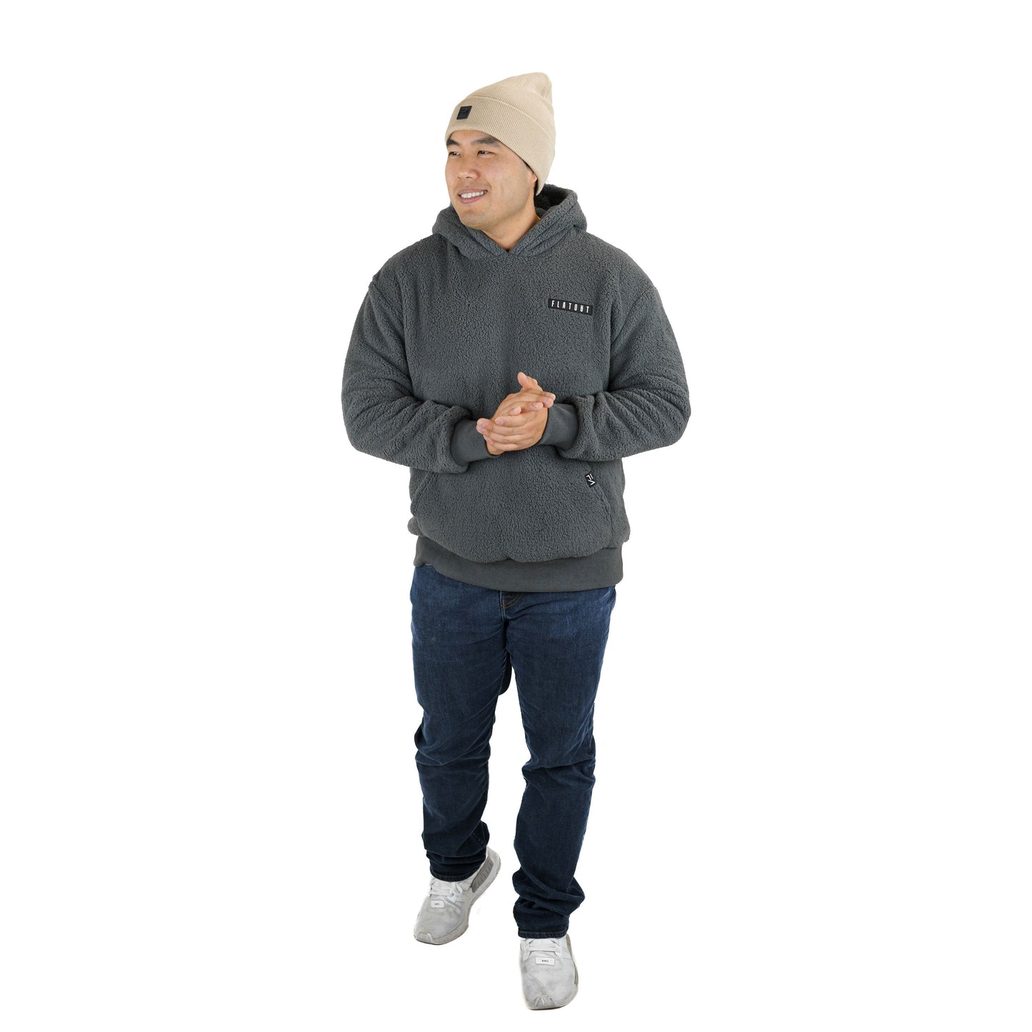 FA Sherpa Pullover Gray - Velora