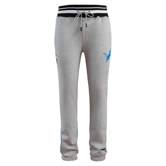 Detroit Lions Script Tail Rib FLC Sweatpant - Velora