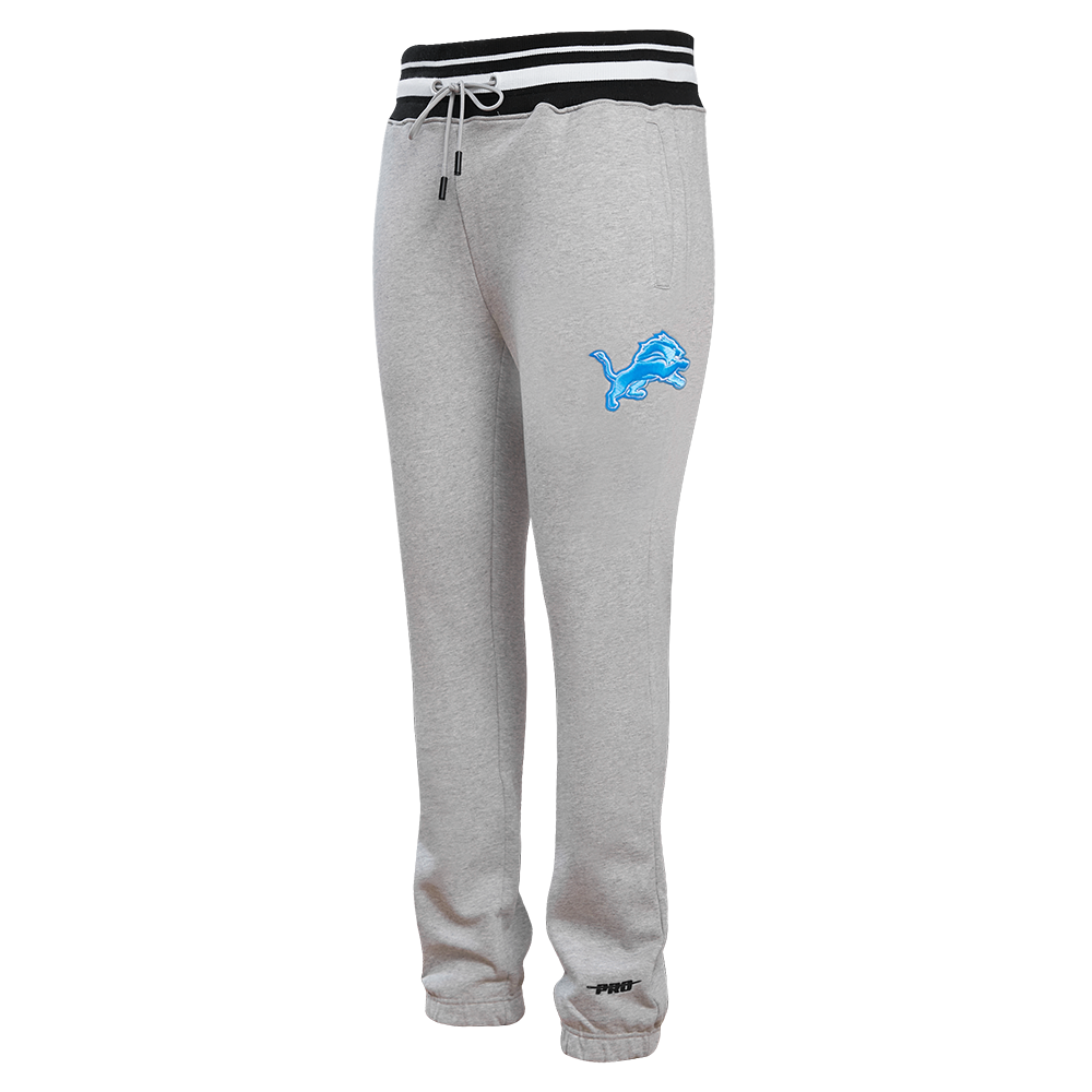 Detroit Lions Script Tail Rib FLC Sweatpant - Velora