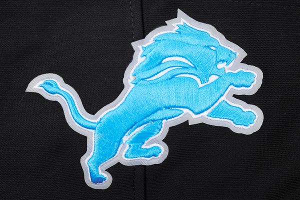 Detroit Lions Script Tail Rib FLC PO Hoodie - Velora