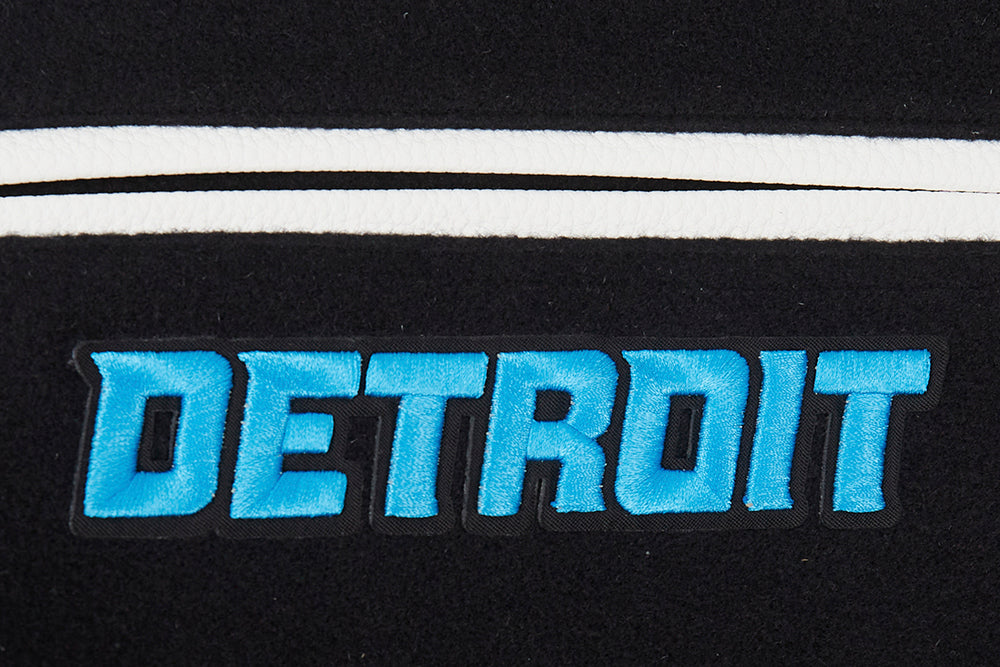 Detroit Lions Split Logo M Rib Wool Varsity Jacket - Velora