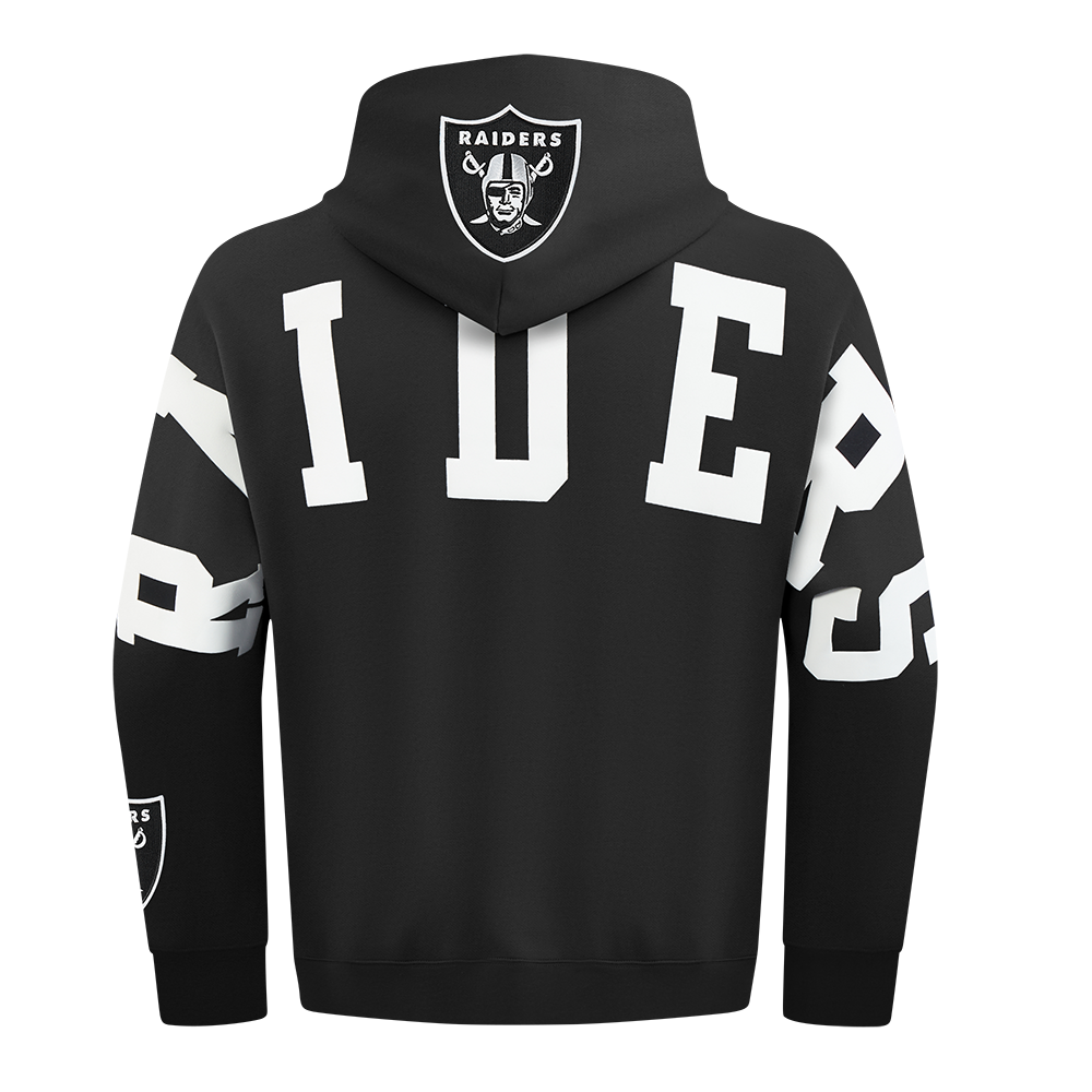 Las Vegas Raiders Wingspan M Drop Shoulder FLC PO Hoodie - Velora