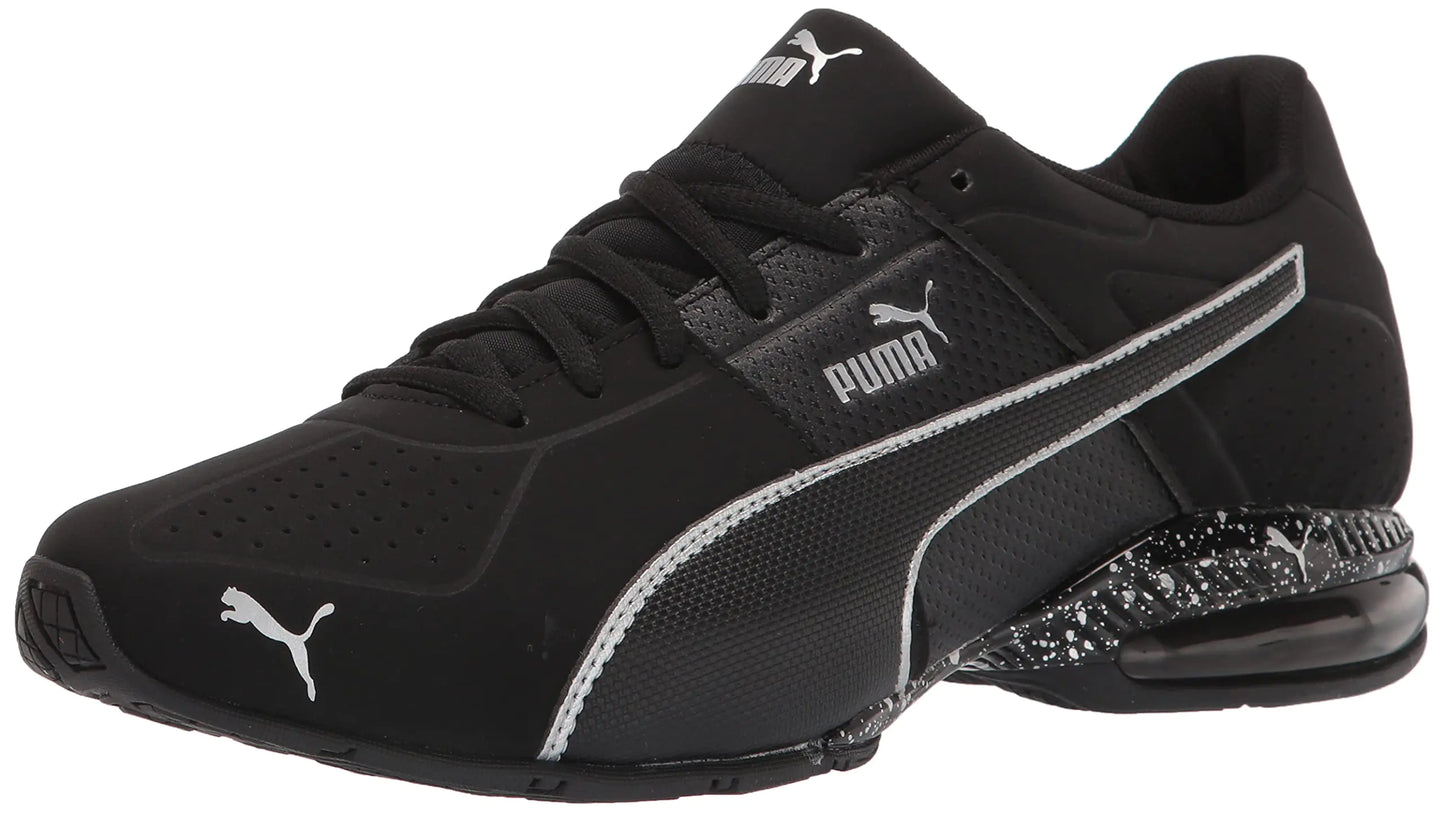 PUMA Mens Cell Surin 2 Cross Trainer MATTE PUMA Mens Black-PUMA Mens Silver 10.5