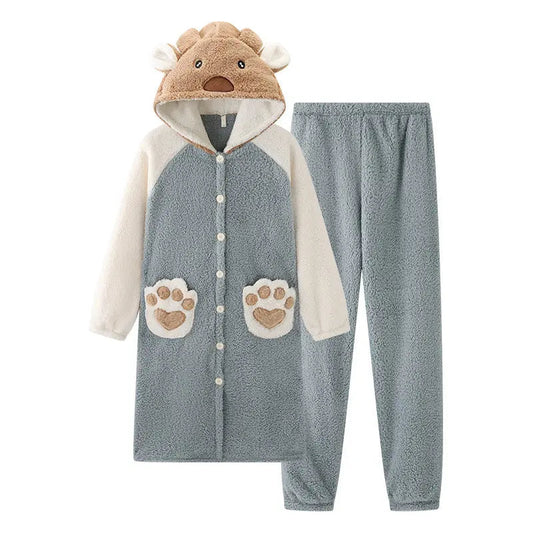 Fashion Pajamas For Women Thick Night-robe EX-STOCK Canada