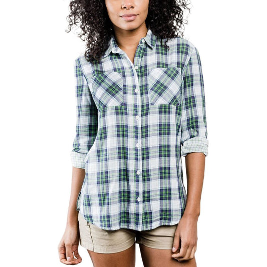 United By Blue Womens Stargrass Relaxed Plaid Shirts - Velora