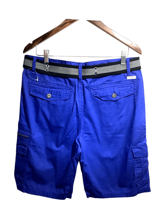 GUESS Regular fit Pant Shorts in Blue - 34 - Velora