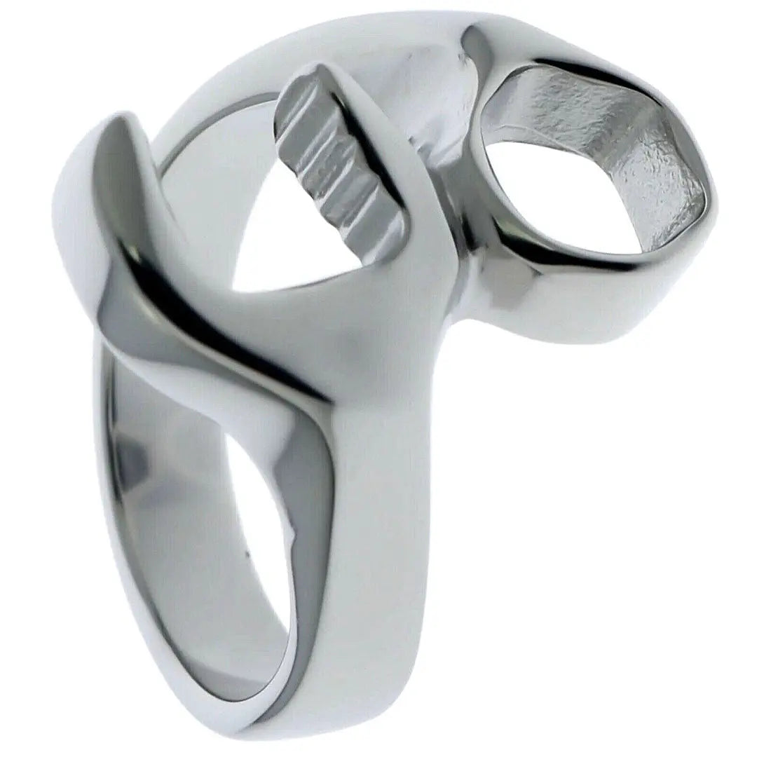 GoSteel Men's Biker Wrench Ring - Velora Luxury Fashion