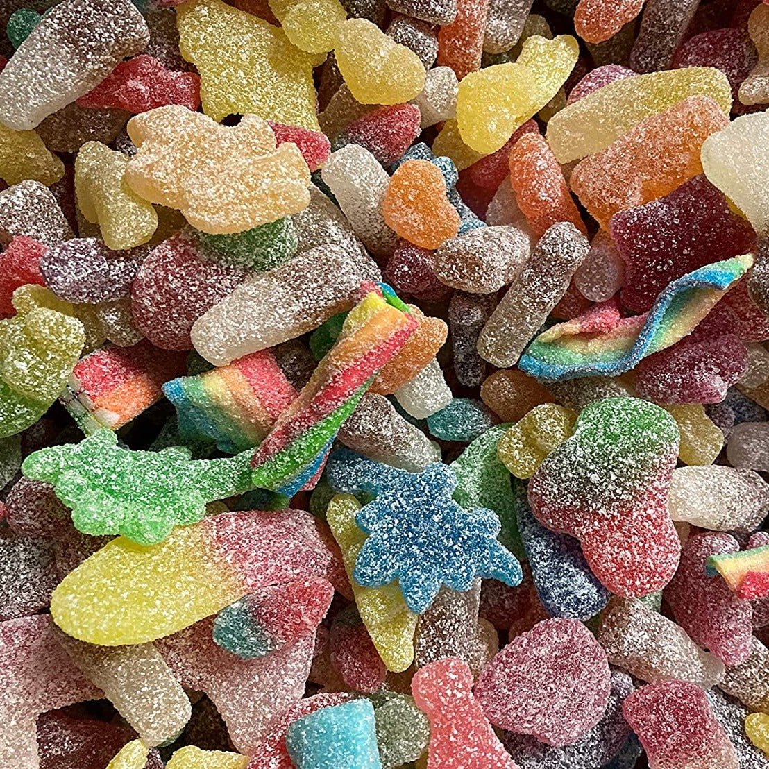 Groovy Sweets Pick N Mix 1KG Grab Bag - Fizzy Mix - Velora Luxury Fashion