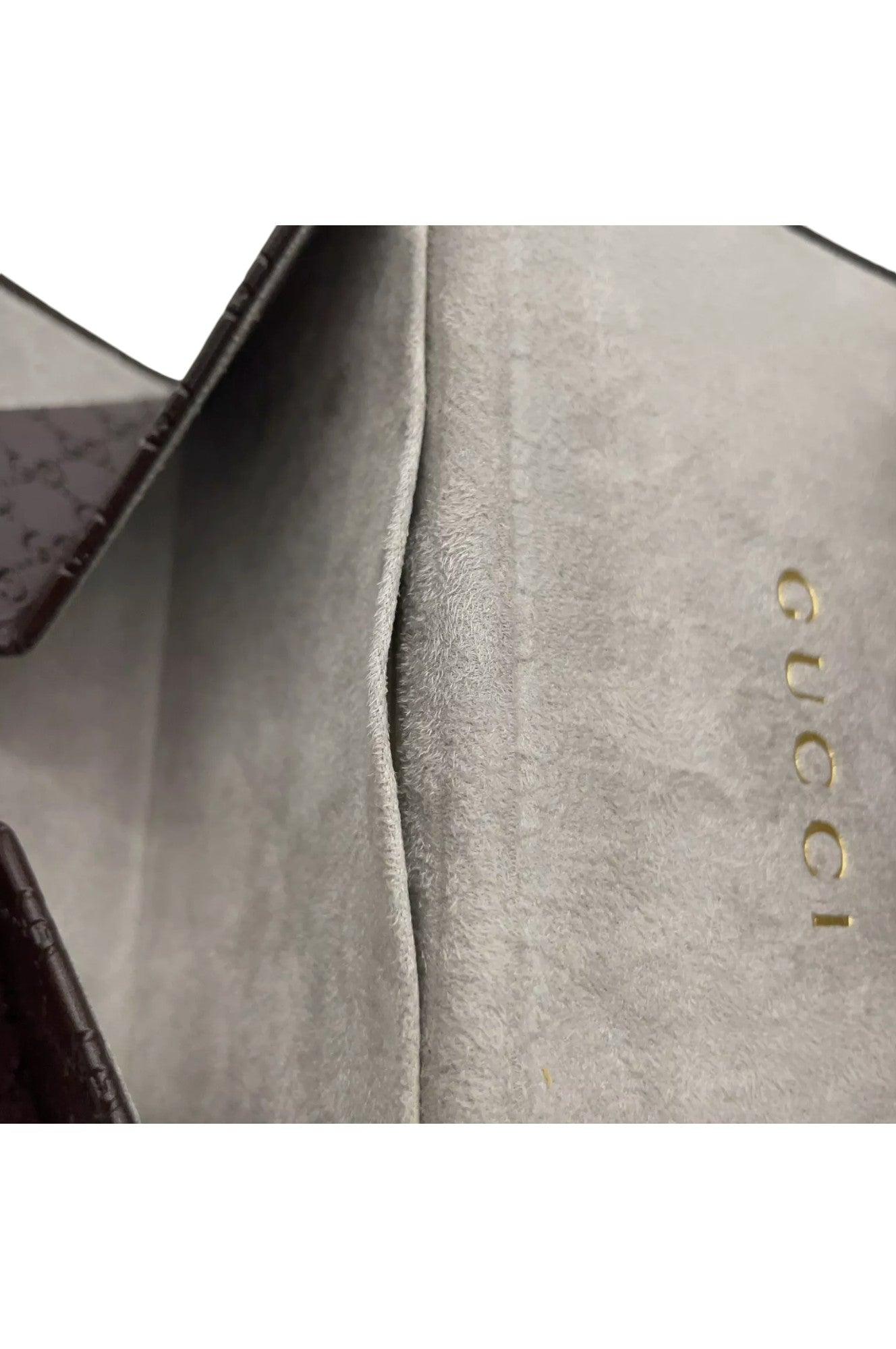 Gucci Micro GG Brown Glasses Case SK080071 - Velora Luxury Fashion