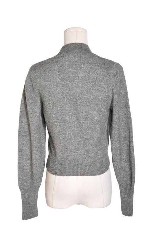 H&M Women Cardigans Regular fit in Gray - XS - Velora Luxury Fashion