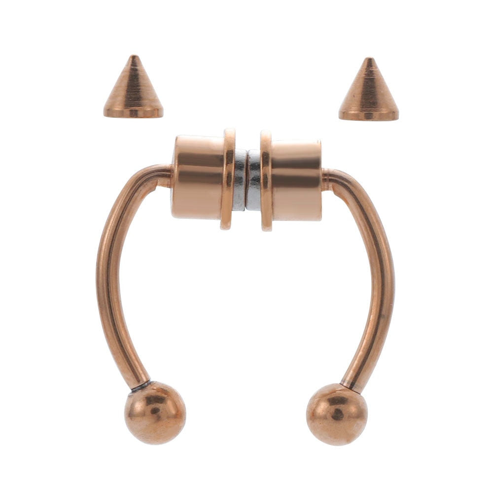 1pcs U Shaped Fake Nose Ring https://like2b-uy