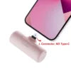 US Reseller Products Portable Lipstick Fast Charging Power Bank 4500mAh 15W Wireless Charging Power Banks With Plug for iphone Velora