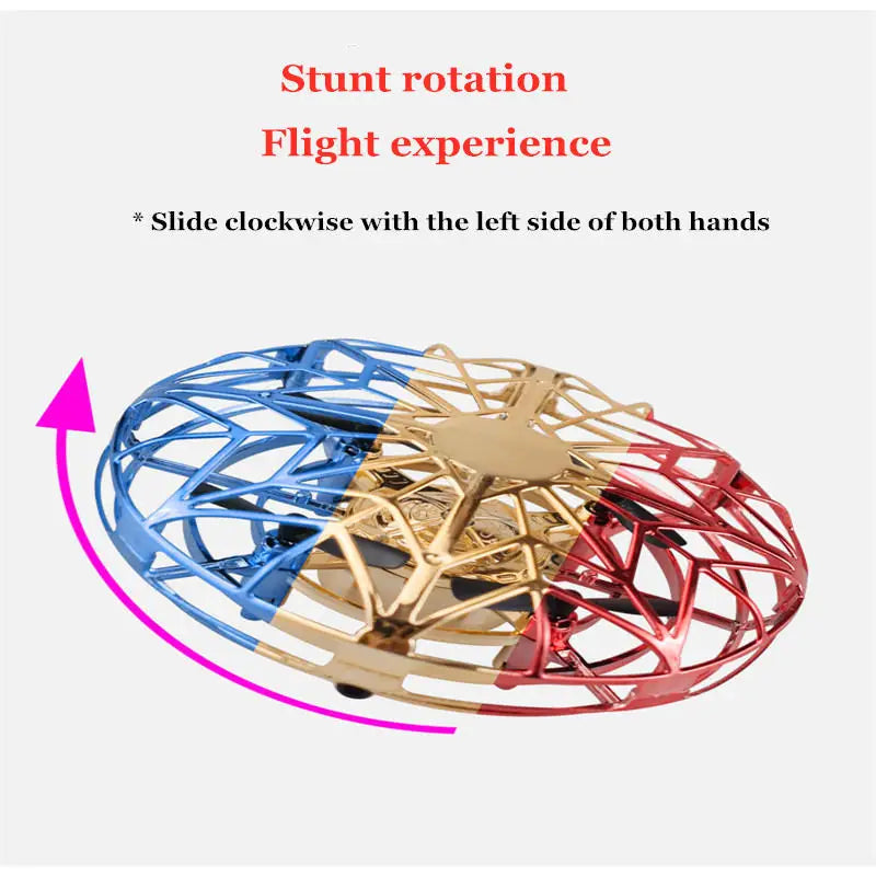 Rc Quadcopter Flying Helicopter Magic Hand UFO Ball Aircraft Sensing Mini Induction Drone Kids Electric Electronic Toy Velora