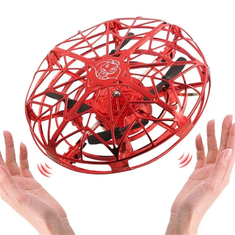 Rc Quadcopter Flying Helicopter Magic Hand UFO Ball Aircraft Sensing Mini Induction Drone Kids Electric Electronic Toy Velora