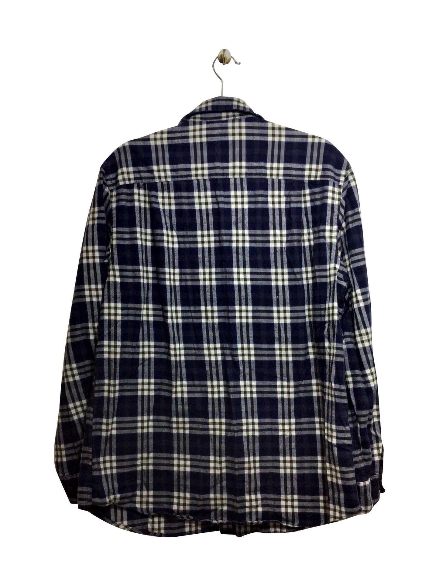 HAGGAR Regular fit Button-down Top in Blue - L - Velora