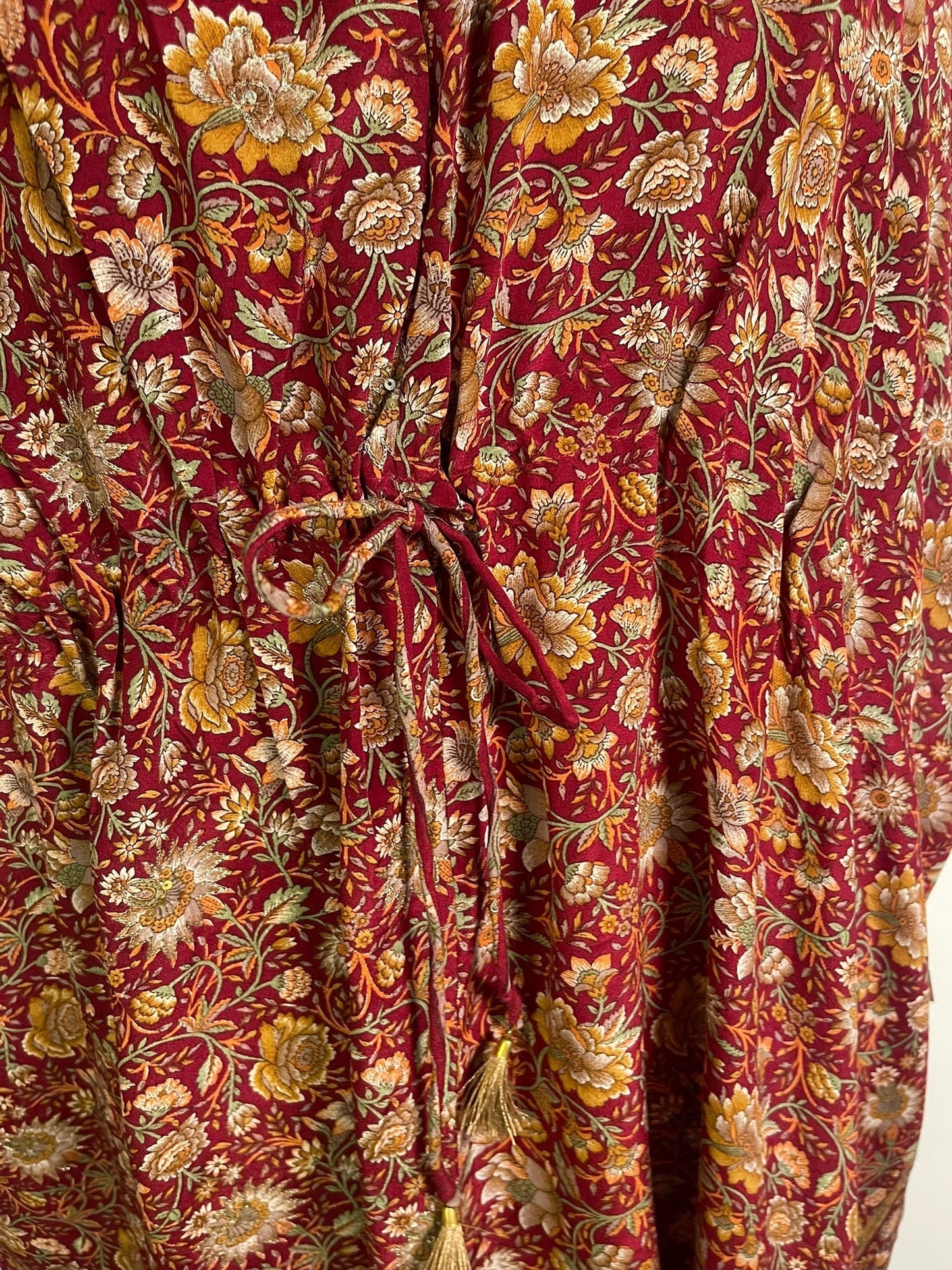 PRC6765 Avatar Pure Silk Maxi Kaftan - Velora
