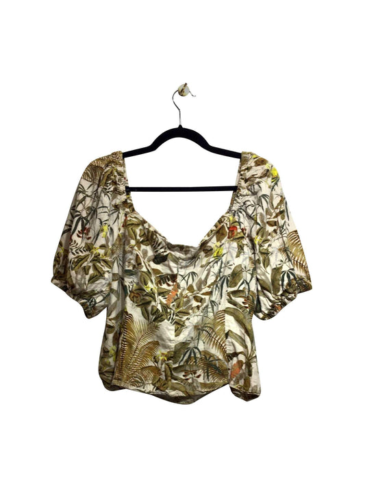 H&M Regular fit Blouse in Beige - XL - Velora