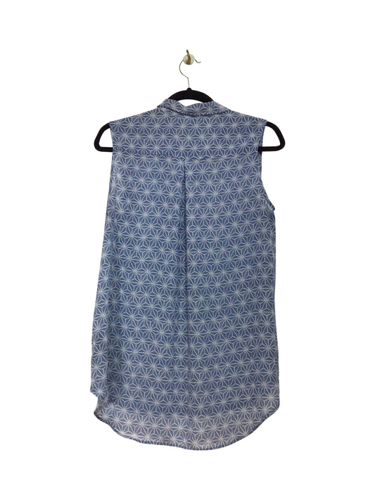 H&M Regular fit Button-down Top in Blue - 8 - Velora