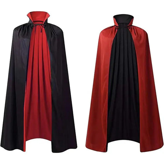 Halloween Cloak Costumes Wizard Cloak For Children Hooded Capes Mantle Black Party Decoration - Velora