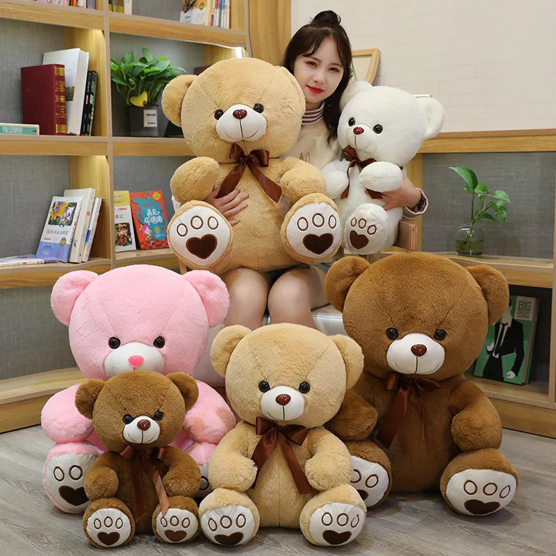 High Quality Toy Cute Cartoon Big Teddy Bear Plush Toys 35/50/65cm Stuffed Plush Animals Bear Doll Birthday Gift For Children - Velora