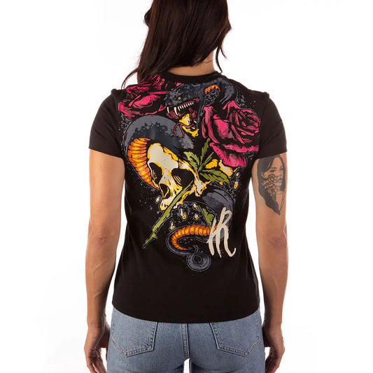 Headrush Women's Faith and Pain Short Sleeved Shirt - Velora Luxury Fashion