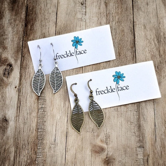 Filigree Leaf Earrings – Lightweight Nature-Inspired Dangles - Velora
