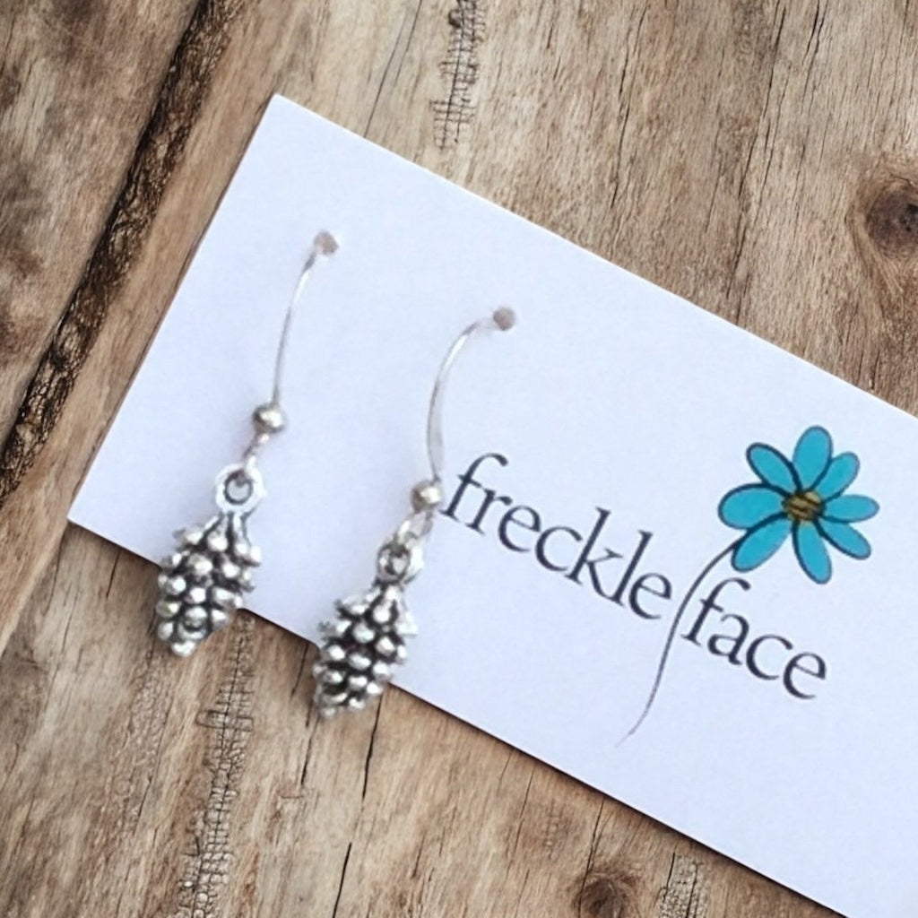 Pinecone Earrings โ Nature-Inspired Hypoallergenic Dangle Earrings - Velora
