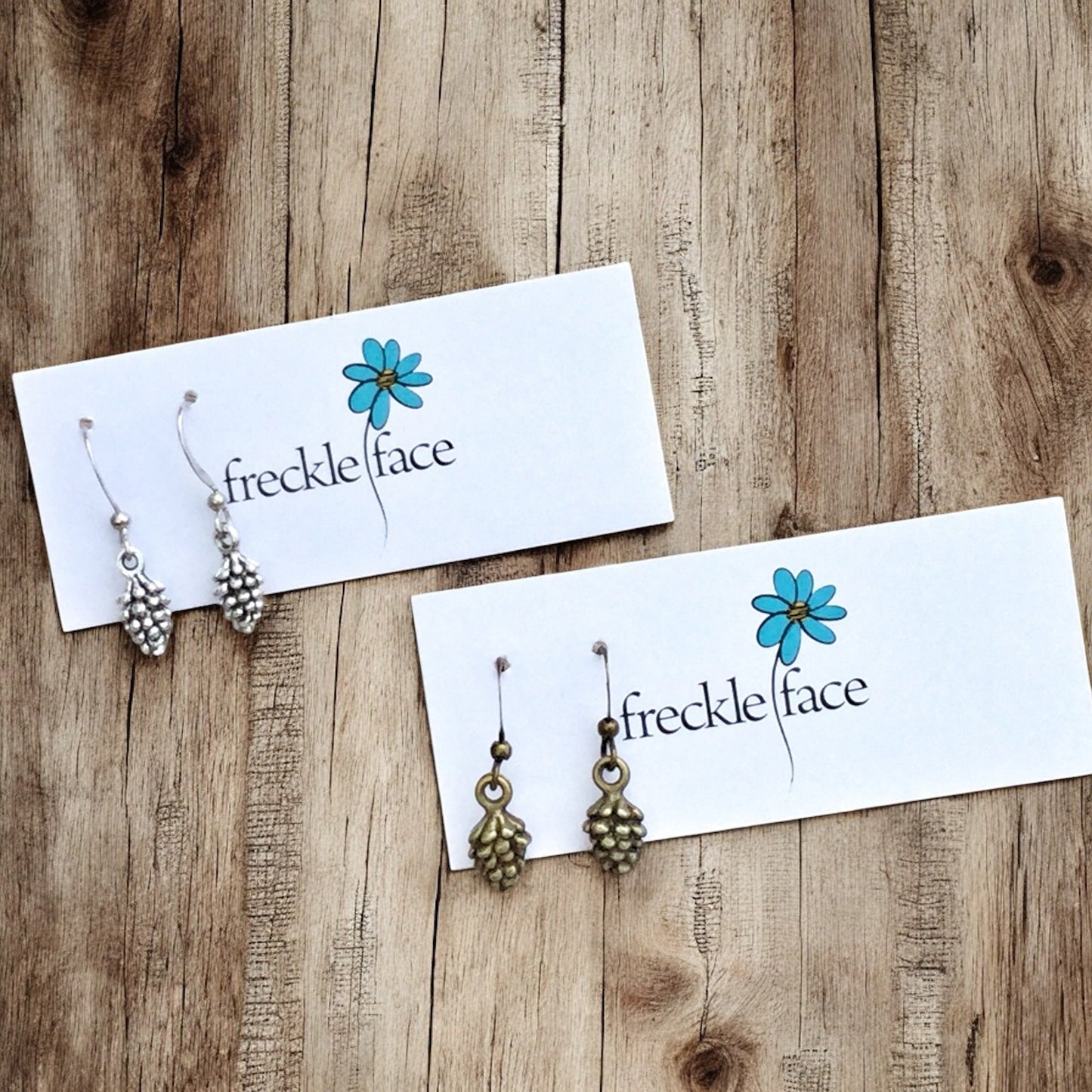 Pinecone Earrings โ Nature-Inspired Hypoallergenic Dangle Earrings - Velora