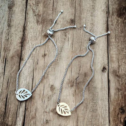 Adjustable Bracelet - The Cutest Leaf - Velora