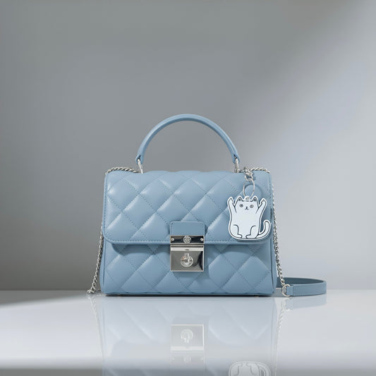 Sassy Cat Bag Charm – Middle Finger Gesture with Cute Style rottaofficial