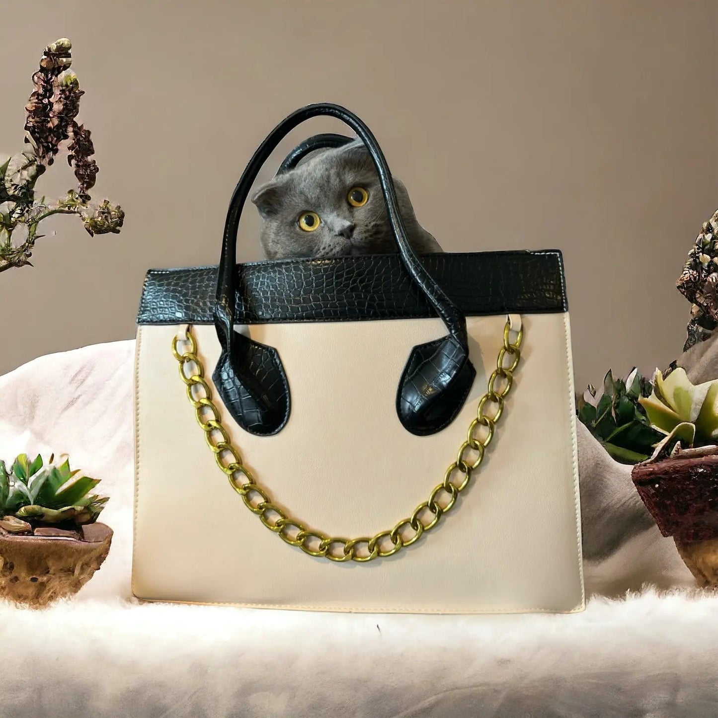 Large Tote Bag Top Handle Handbag for Women Bags (Versa Handbag by Rotta) - Velora