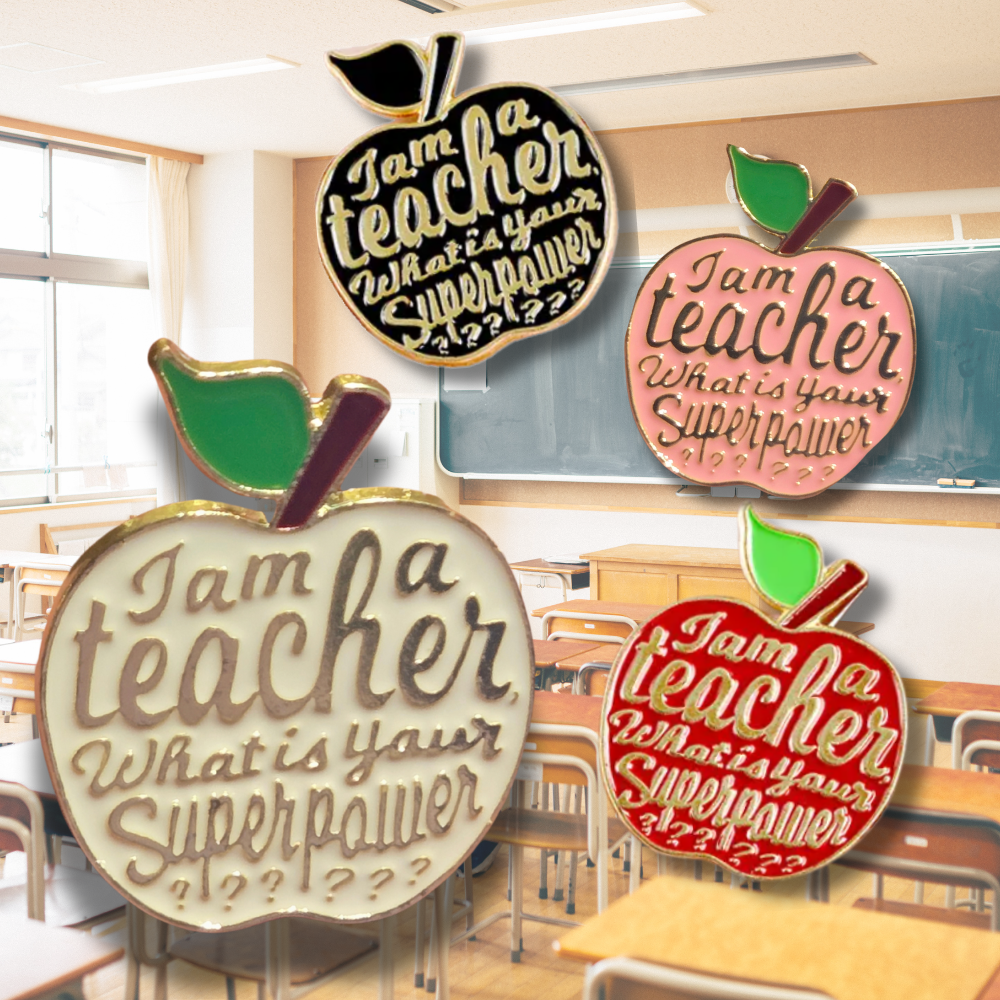 I'm a Teacher, What's Your Superpower? | Collectible Pin - Velora