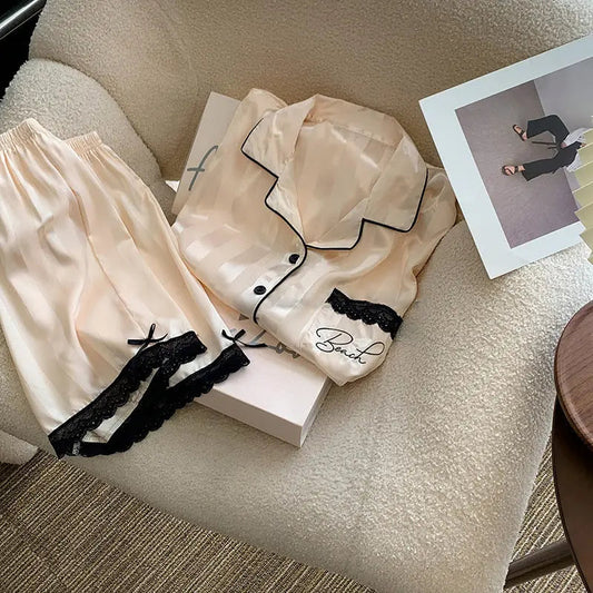 Ice Silk Pajamas For Women In Summer EX-STOCK Canada